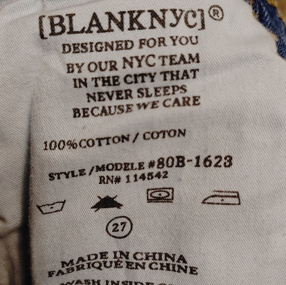 BLANKNYC High-Rise Tapered Jeans - Picture 4 of 4